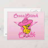 Kreuzstich Kick #8 Postkarte (Vorne/Hinten)