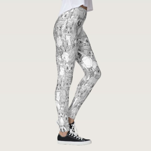 Kreuzstich Leggings (Rechts)