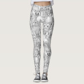 Kreuzstich Leggings (Vorderseite)