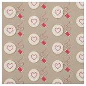 Kreuzstich Nähherz Stoff (Muster)