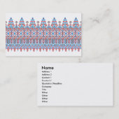 Kreuzstich Visitenkarte (Vorne/Hinten)