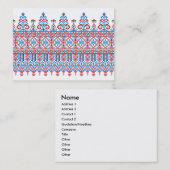 Kreuzstich Visitenkarte (Vorne/Hinten)