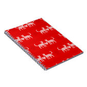 Kreuzstich-Weihnachtskatzen in Liebe mit s Notizblock (Rechte Seite)