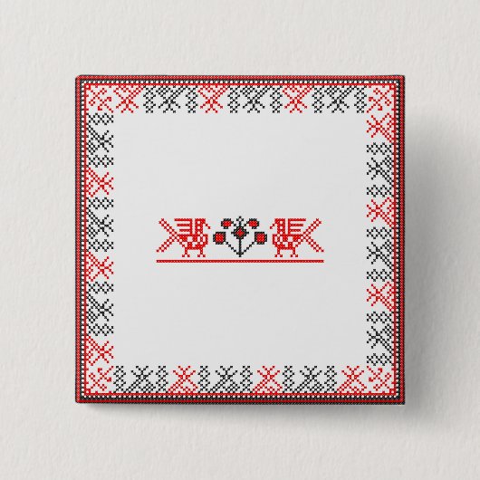 Kreuzstiche Button (Vorderseite)