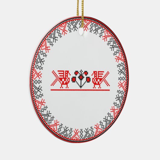 Kreuzstiche Keramikornament (Rechts)