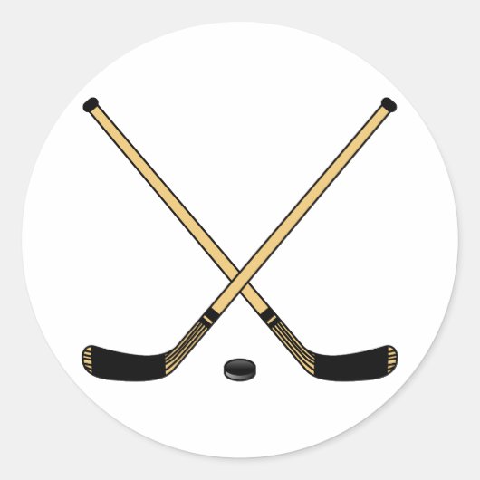Kreuzsticks Runder Aufkleber (Vorderseite)