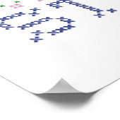 Kreuzstitch-Poster Poster (Ecke)