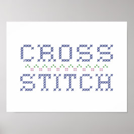 Kreuzstitch-Poster Poster
