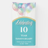 Kreuztürdekoration Unterwassertür-Jubiläum Banner (Vertikal)