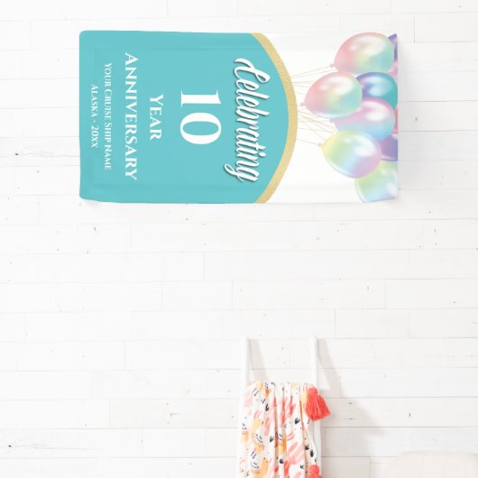 Kreuztürdekoration Unterwassertür-Jubiläum Banner (InSitu)