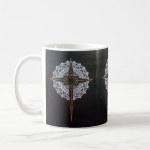 Kreuzu. Sternmandala-Tasse Kaffeetasse