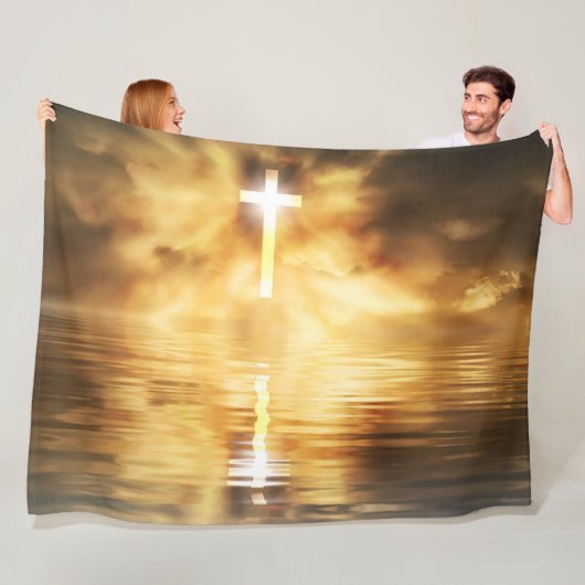 KREUZUNG AUF DEM WASSER FLEECEDECKE (Beispiel)