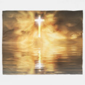KREUZUNG AUF DEM WASSER FLEECEDECKE (Vorderseite (Horizontal))
