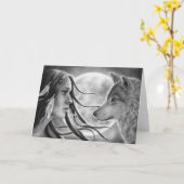 Kreuzung der Spirituosen-Grußkarte Karte (Gelbe Blume)