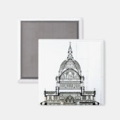 Kreuzung der St. Paul's Cathedral Magnet (Vorderseite/Rückseite)