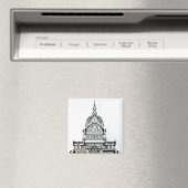 Kreuzung der St. Paul's Cathedral Magnet (In Situ (Geschirrspüler))