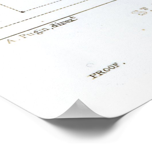 Kreuzung der St. Paul's Cathedral Poster (Ecke)