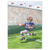 Kreuzung der Torlinie für eine Landung Klemmbrett (Rückseite)