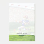 Kreuzung der Torlinie für eine Landung Post-it Klebezettel (Vorderseite)