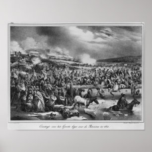 Kreuzung des Berezina Poster