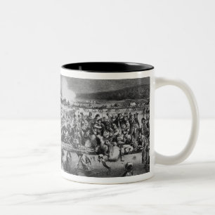 Kreuzung des Berezina Zweifarbige Tasse