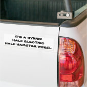 Kreuzung: Halbes elektrisches halbes Hamster-Rad Autoaufkleber (Auf Lkw)