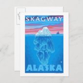 Kreuzung Iceberg - Skagway, Alaska Postkarte (Vorne/Hinten)