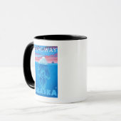 Kreuzung Iceberg - Skagway, Alaska Tasse (Vorderseite Links)