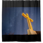 Kreuzung mit mildem Weg am Strand von Pensacola Duschvorhang (Vorderseite)