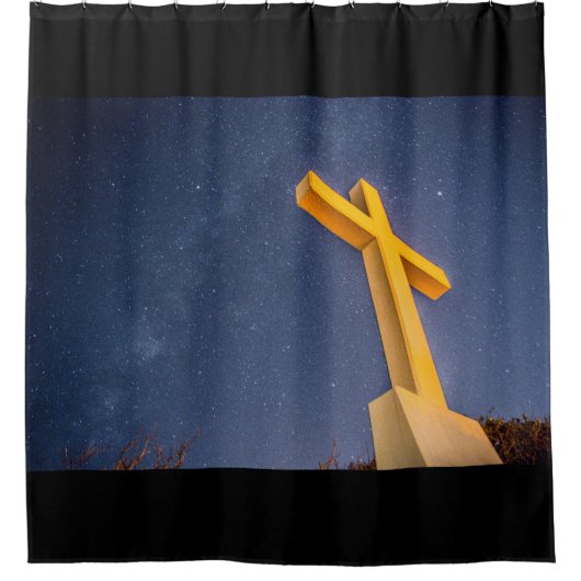 Kreuzung mit mildem Weg am Strand von Pensacola Duschvorhang (Vorderseite)