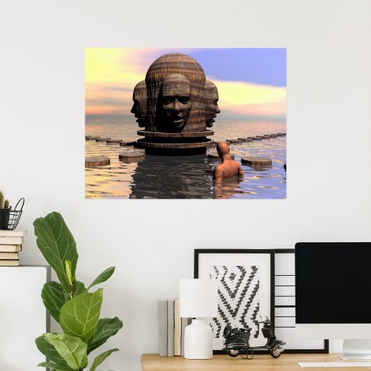 Kreuzung Poster (Heimbüro)