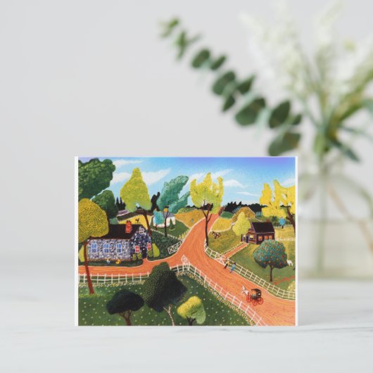 Kreuzung Postkarte (Stehend Vorderseite)