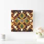 Kreuzung Quadratische Wanduhr (Zuhause)