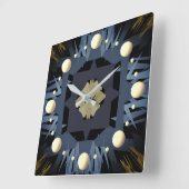 Kreuzung Quadratische Wanduhr (Winkel)