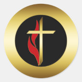 KREUZUNG RUNDER AUFKLEBER (Vorderseite)