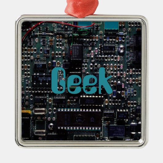 Kreuzung Silbernes Ornament (Vorne)