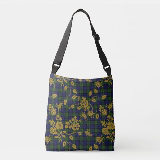 Kreuzung Tasche in Blackwatch Rokoko Tartan (Vorderseite)