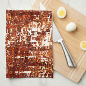 Kreuzung und rostige Quadratzoll Geschirrtuch (Viertel Falte)