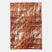 Kreuzung und rostige Quadratzoll Geschirrtuch (Vertikal)