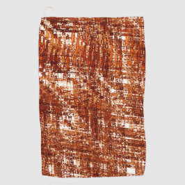 Kreuzung und rostige Quadratzoll Golfhandtuch