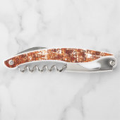 Kreuzung und rostige Quadratzoll Kellnermesser (Rückseite)