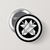 Kreuzung von Pfeilen im Kreis Button (Vorne & Hinten)