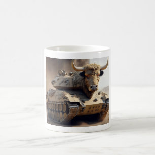 Kreuzung zwischen einem Panzer und einem Texas Lon Kaffeetasse