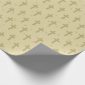 Kreuzungen Nahtlose Pattern Taufe Erste Kommune Geschenkpapier (Ecke)