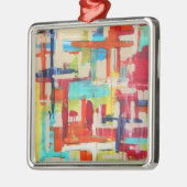 Kreuzungen Silbernes Ornament (Links)