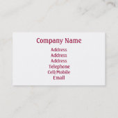 KREUZUNGEN VISITENKARTE (Rückseite)