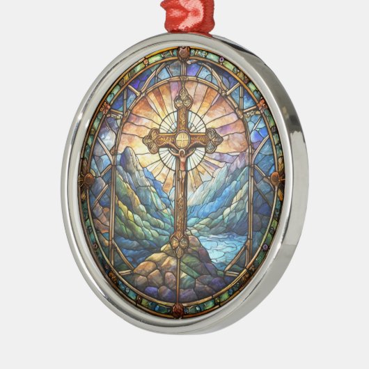 Kreuzverzierung Ornament Aus Metall (Links)