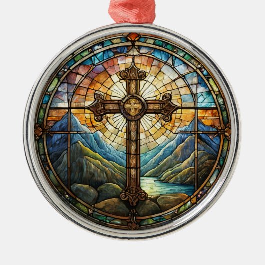 Kreuzverzierung Ornament Aus Metall (Vorne)