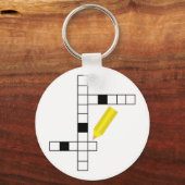 Kreuzwort Schlüsselanhänger (Vorderseite)