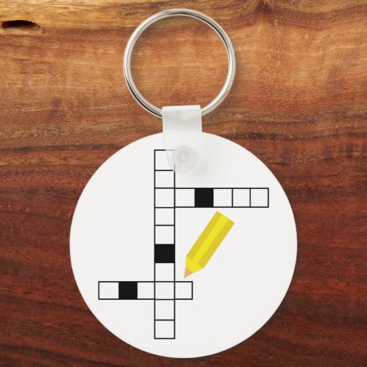 Kreuzwort Schlüsselanhänger (Vorderseite)
